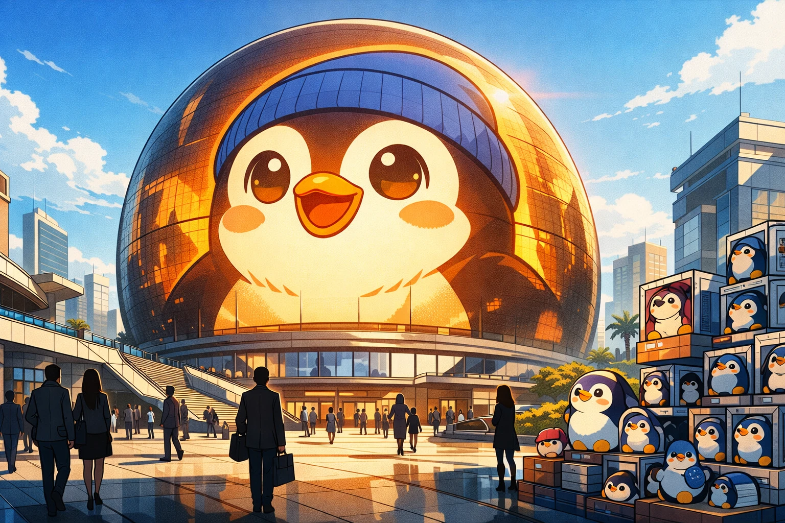 Contre-attaque NFT sur le marché baissier ! De gros pingouins envahissent la Las Vegas Sphere : à quel phénomène assistons-nous ?